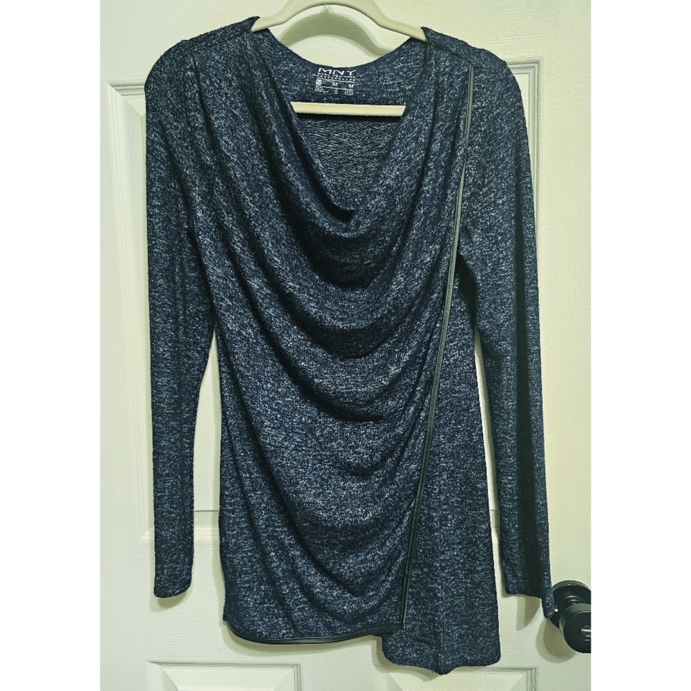 Marc New York Navy Cowl Sweater. Size: Medium.